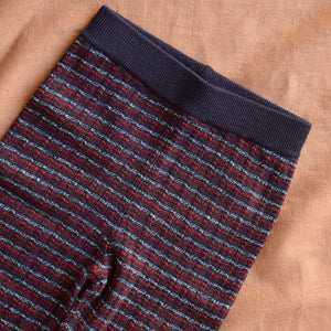 Knitted Pants - 100% Merino - Melange Stripes (2-12y+ Teen/Womens XS)