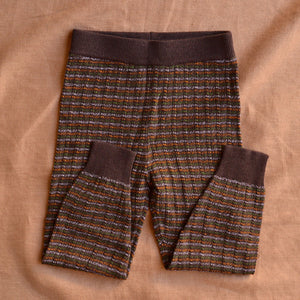 Knitted Pants - 100% Merino - Melange Stripes (2-12y+ Teen/Womens XS)