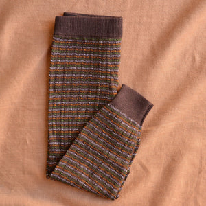 Knitted Pants - 100% Merino - Melange Stripes (2-12y+ Teen/Womens XS)