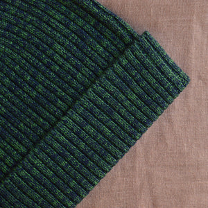 Melange Rib Beanie - 100% Merino (Child-Adults)