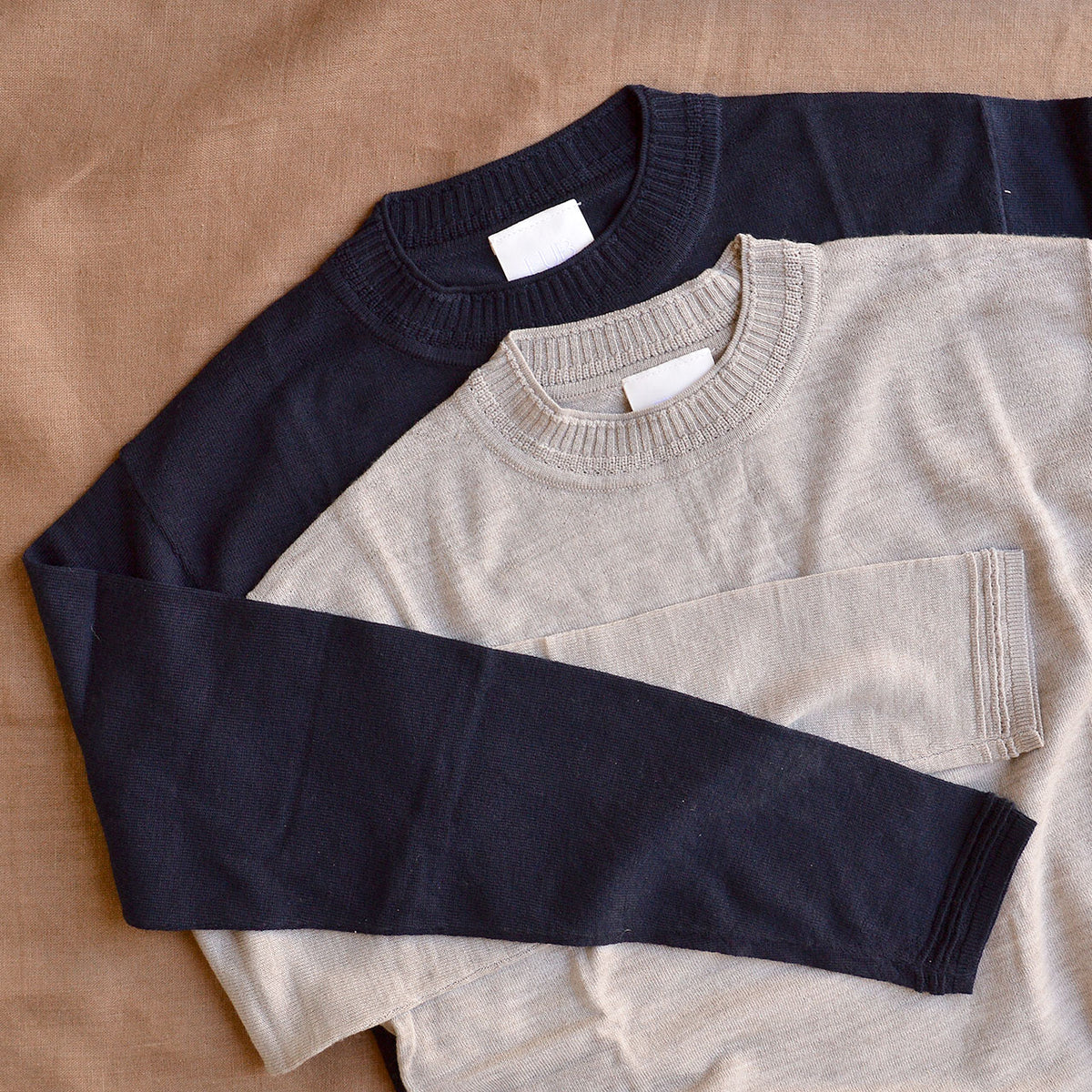 Women's Long Sleeve Top - 100% Merino - Oat Melange (S-L)