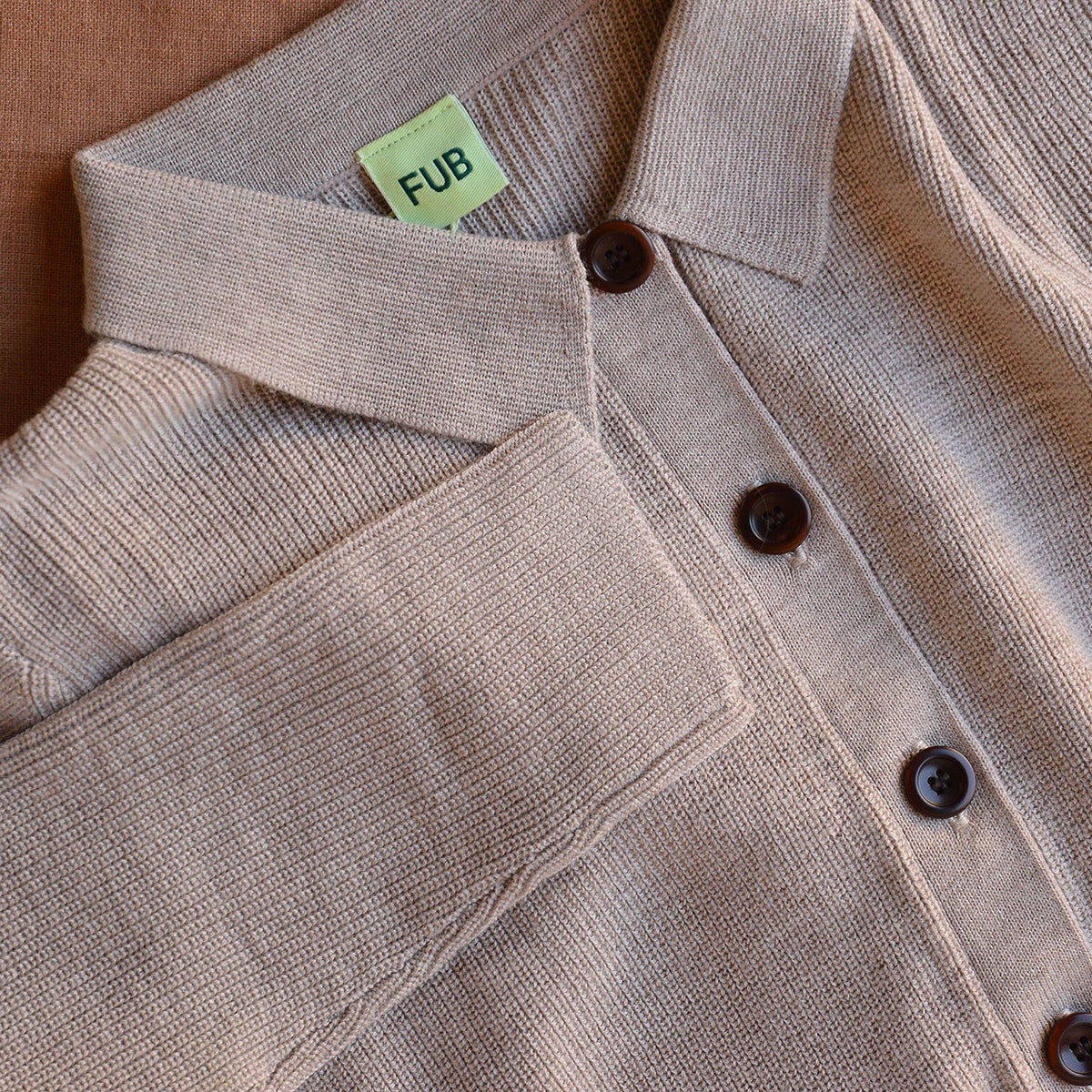 Women's Fine Rib Cardigan - 100% Merino  (Teens-Womens S)