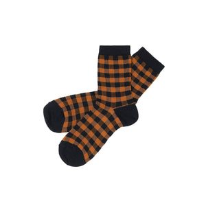 FUB Merino Wool Socks - Fine Check Knit (Adults)