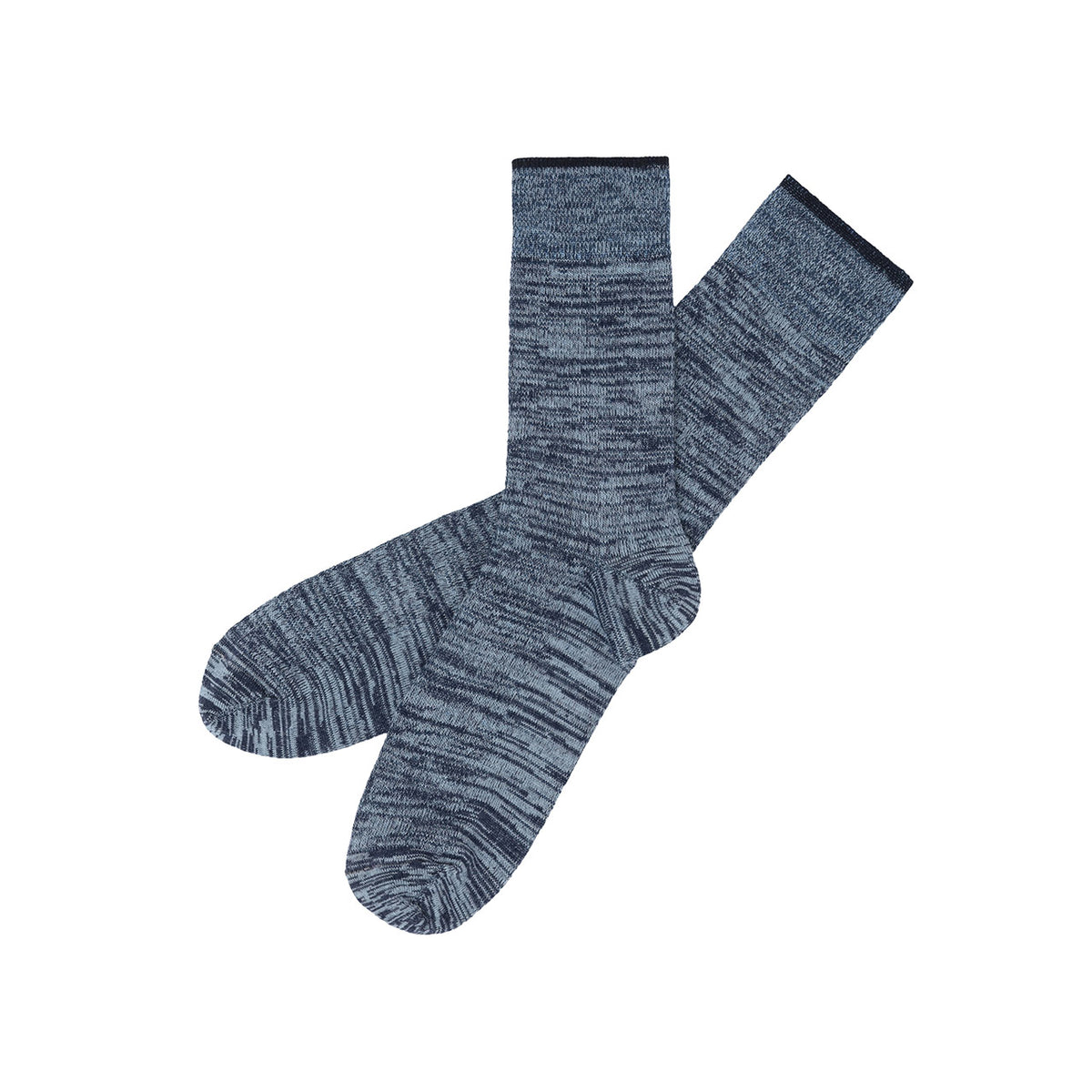 FUB Merino Wool Socks - Fine Melange Knit (Adults)