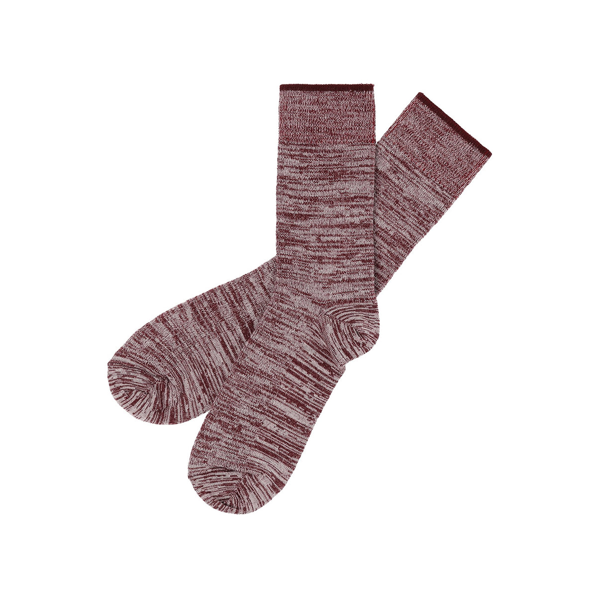 FUB Merino Wool Socks - Fine Melange Knit (Adults)