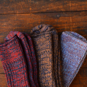 FUB Merino Wool Socks - Thick Melange Knit (Adults)