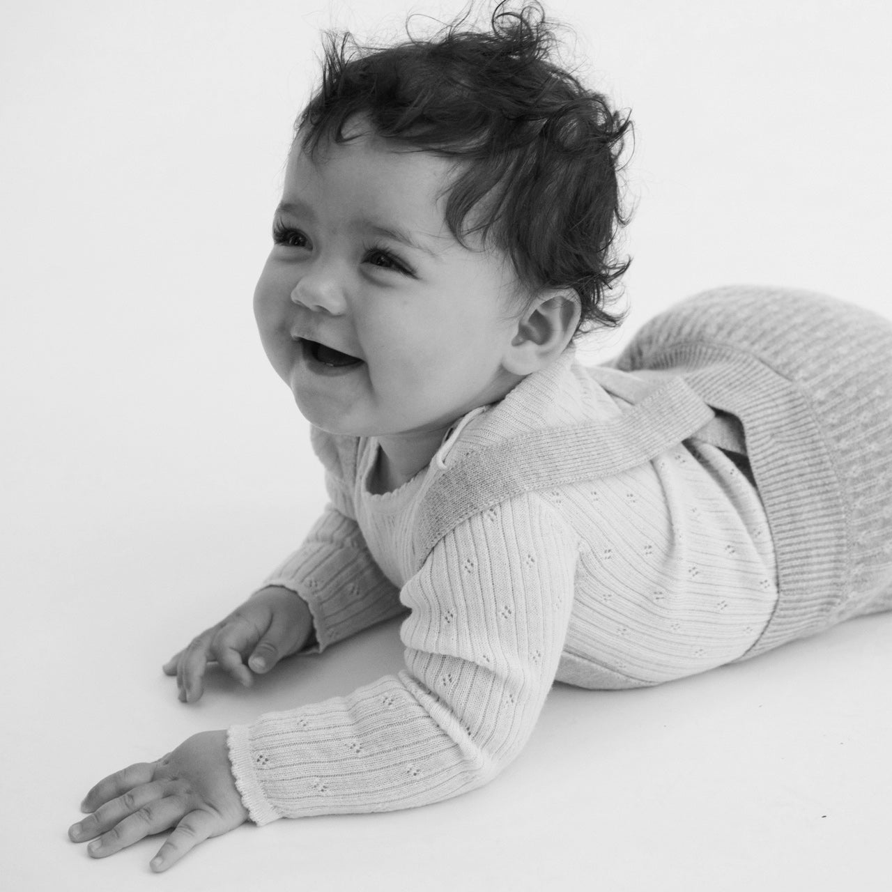 FUB Pointelle Baby Body Long Sleeve 100% Merino AW24 (0m-3y)