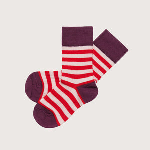 FUB Merino Wool Socks - Fine Knit Stripes (Kids)