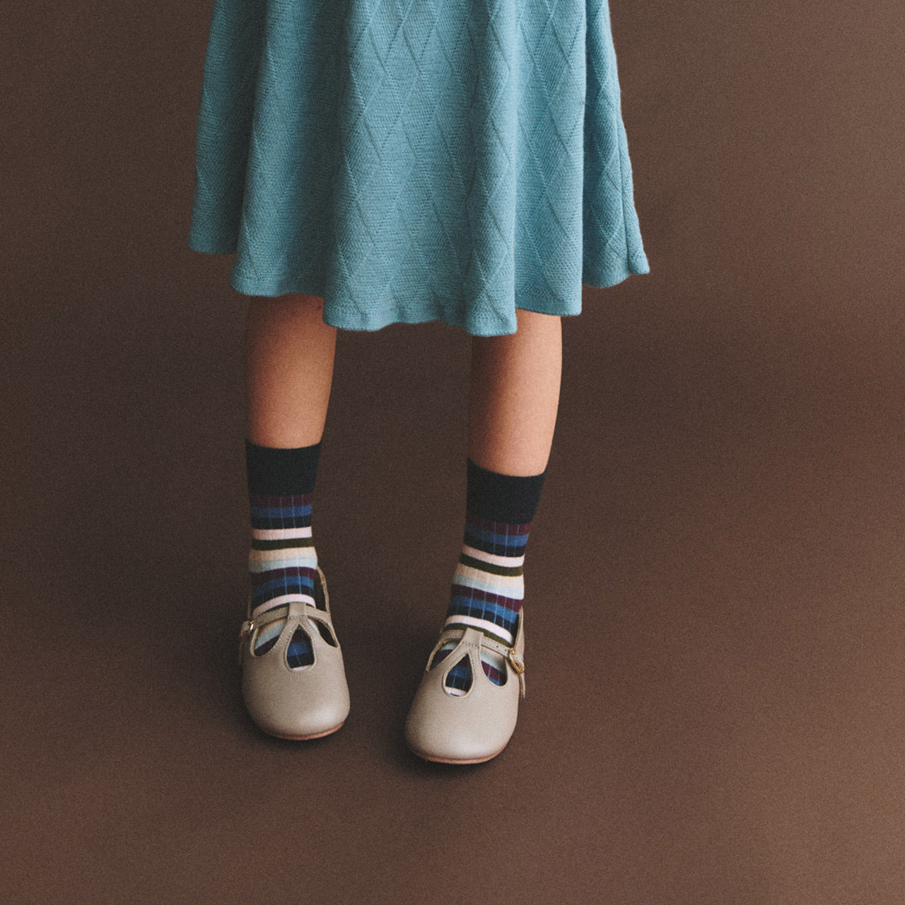 FUB Merino Wool Socks - Fine Knit Stripes (Kids)