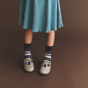 FUB Merino Wool Socks - Fine Knit Stripes (Kids)