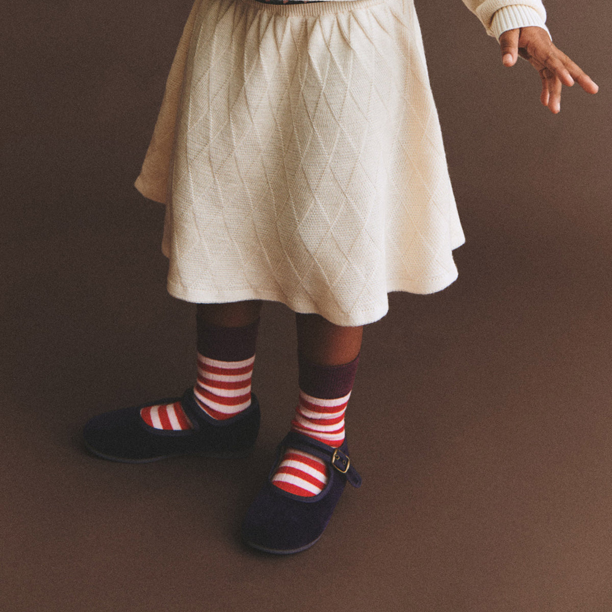 FUB Merino Wool Socks - Fine Knit Stripes (Kids)