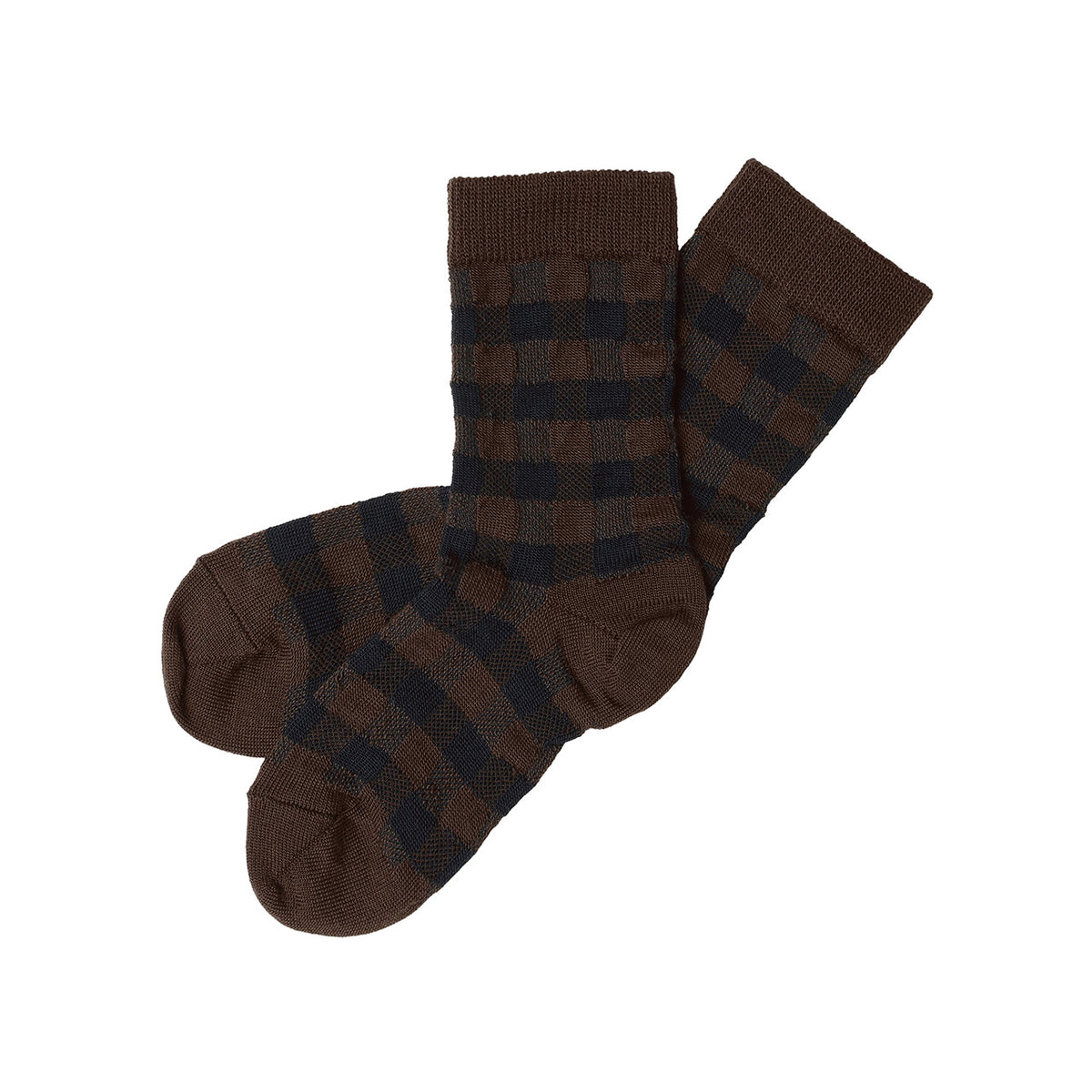 FUB Merino Wool Socks - Check Knit (Kids)