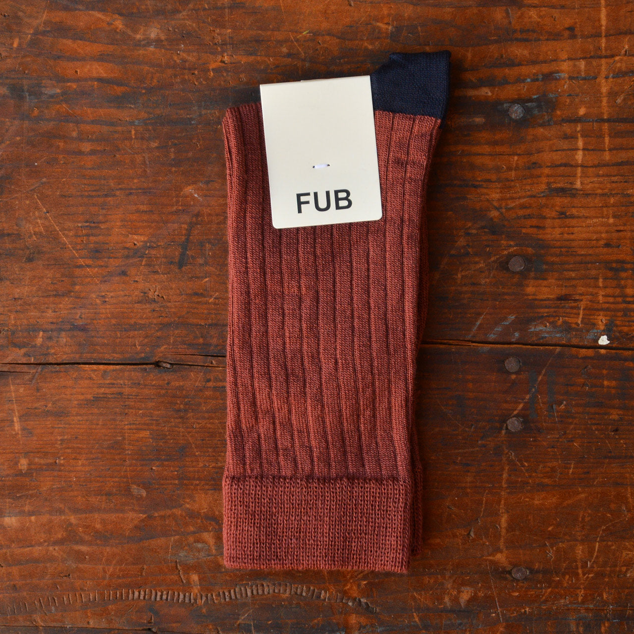 FUB Merino Wool Socks - AW25 Fine Kneehighs - Clay (Kids 6y+)