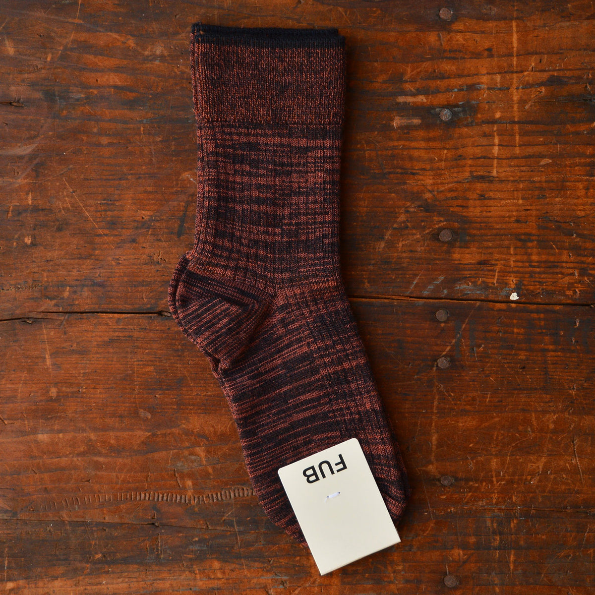FUB Merino Wool Socks - AW25 Fine Melange Knit (Kids) *Last ones
