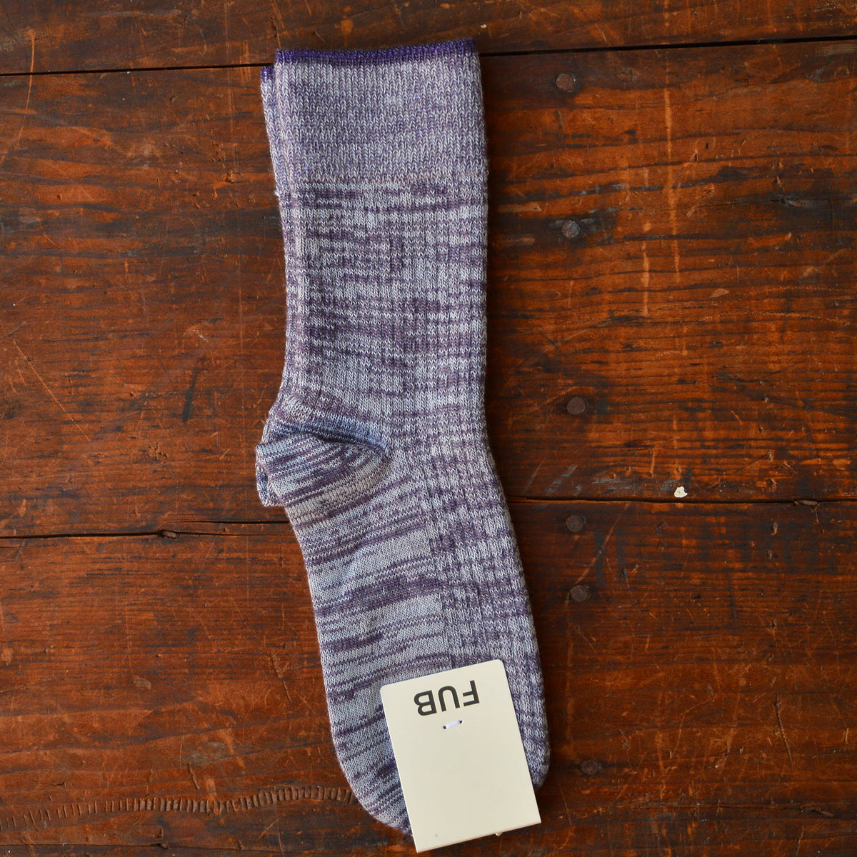 FUB Merino Wool Socks - AW25 Fine Melange Knit (Kids) *Last ones