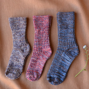 FUB Merino Wool Socks - Melange Knit (Kids)