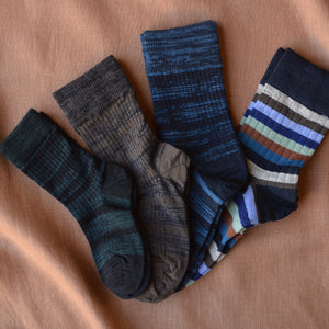 FUB Merino Wool Socks - Stripes AW24 (Kids 29-36)