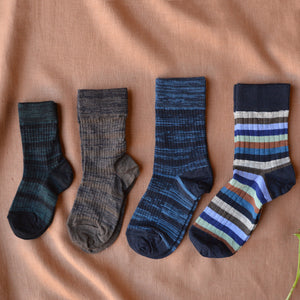 FUB Merino Wool Socks - Stripes AW24 (Kids 29-36)