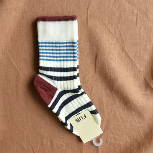 FUB Merino Wool Socks - Stripes AW24 (Kids 29-36)