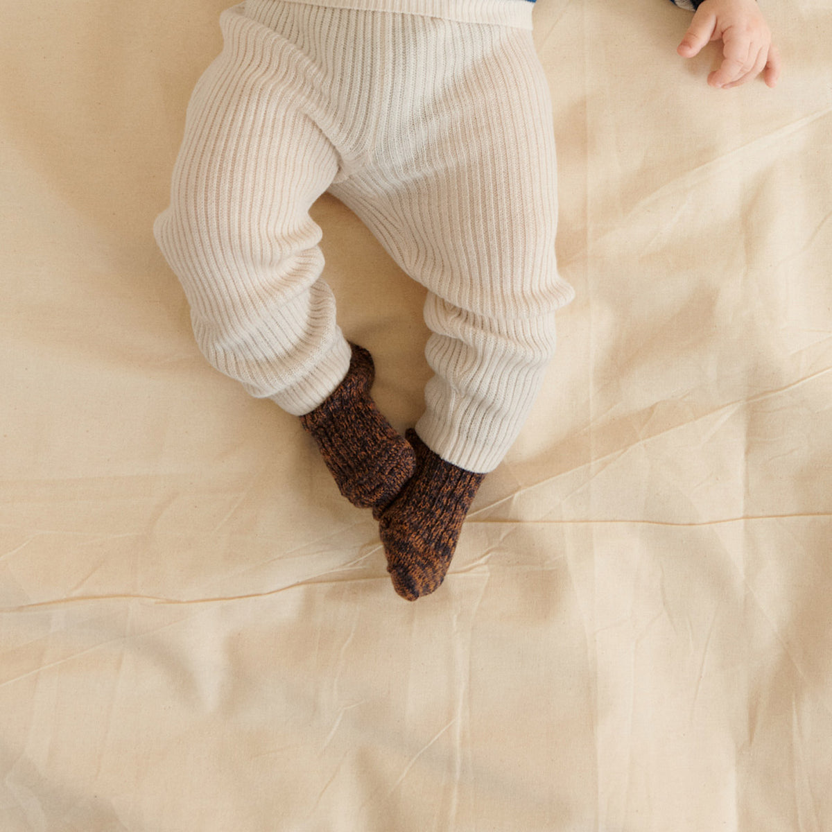 FUB Merino Wool Socks - AW25 Thick Melange Knit (Kids) *Last ones