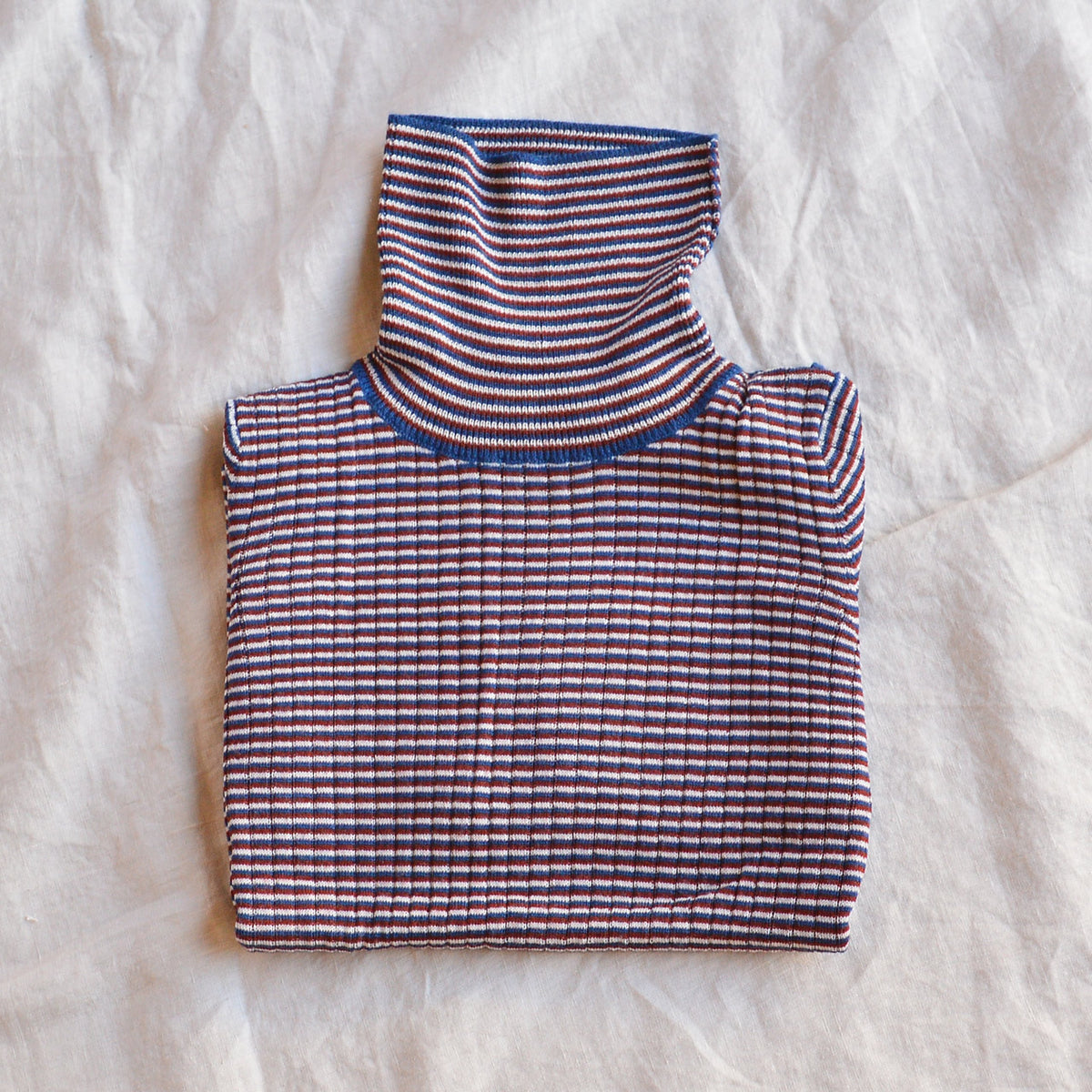 Child’s Rollneck Fine Rib Sweater - 100% Merino - Multi (2-12y+) *Returning 2026