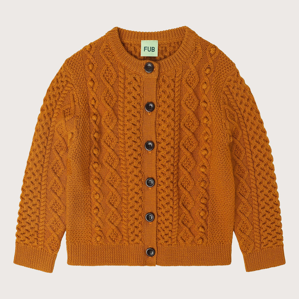 Women's Aran Cardigan - 100% Merino (Teens-Womens S) *Arriving 2026