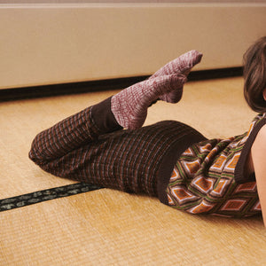 Knitted Pants - 100% Merino - Melange Stripes (2-12y+ Teen/Womens XS) *Arriving 2026