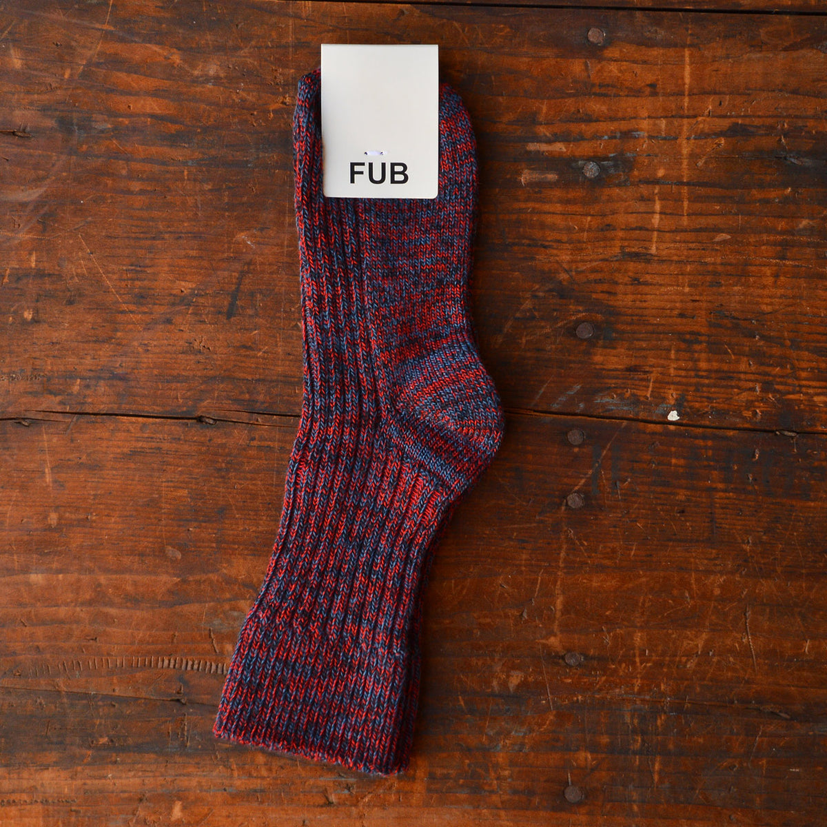 FUB Merino Wool Socks - AW25 Thick Melange Knit (Kids) *Last ones