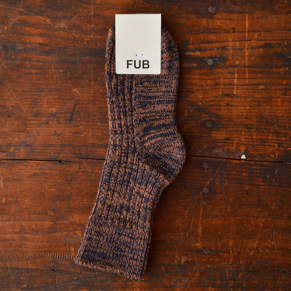 FUB Merino Wool Socks - AW25 Thick Melange Knit (Kids) *Last ones