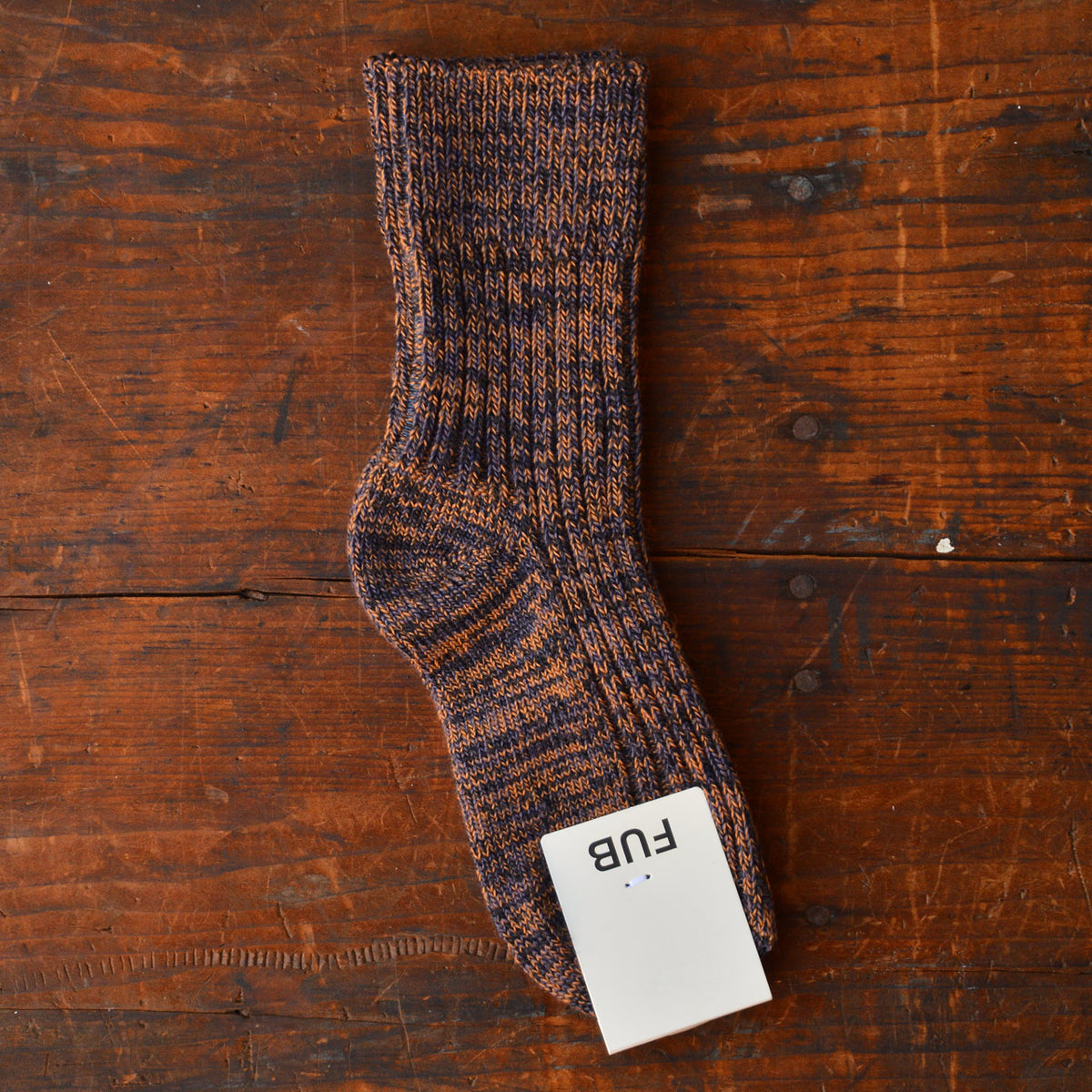 FUB Merino Wool Socks - AW25 Thick Melange Knit (Kids) *Last ones
