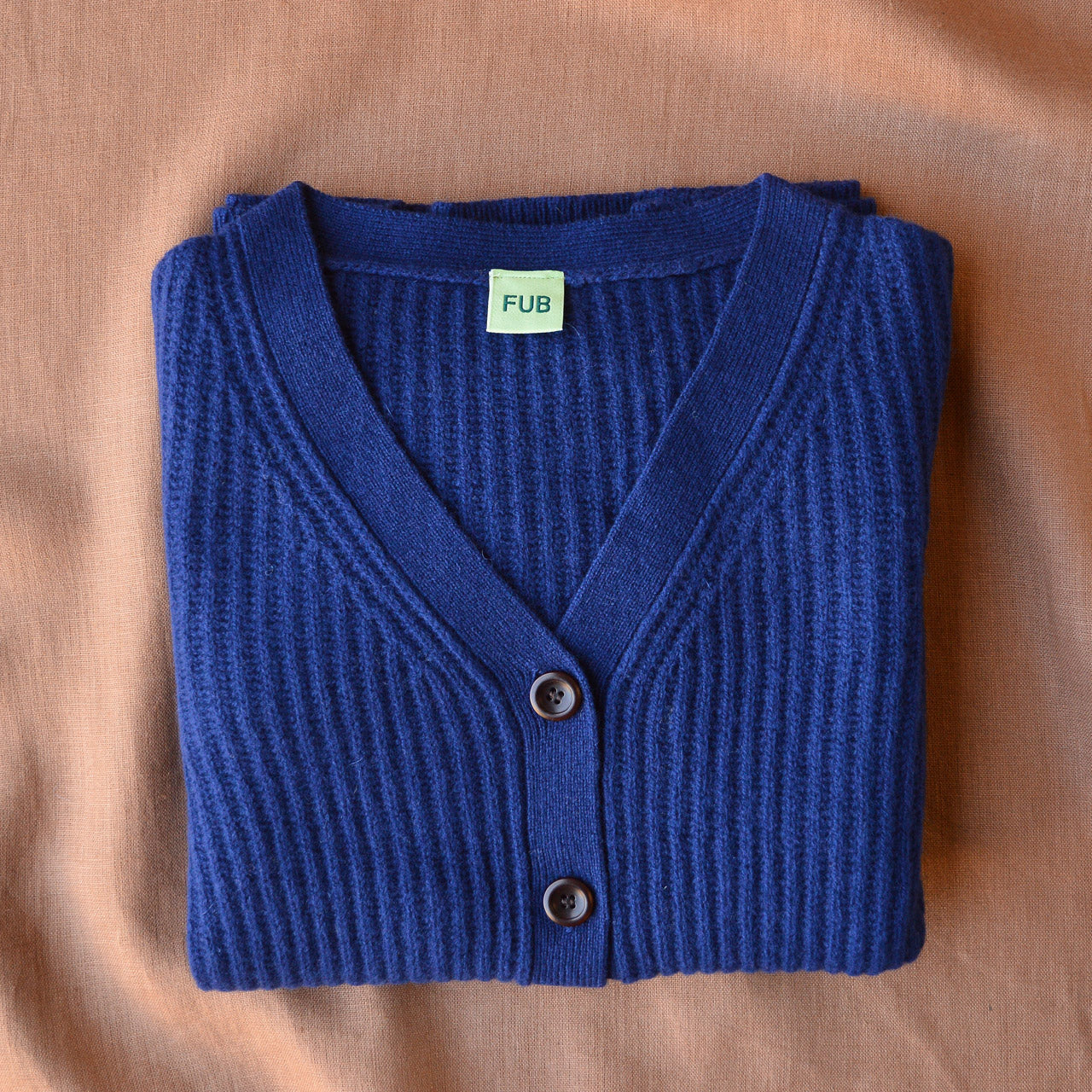 Women's Lambswool Cardigan - Royal Blue (S)