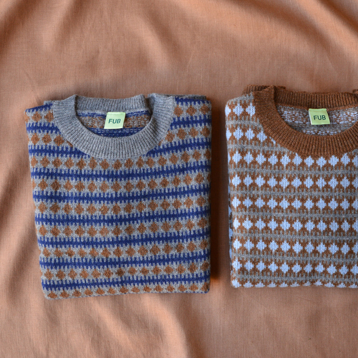 Jacquard Sweater - Lambswool - AW24 Amber (2-9y)