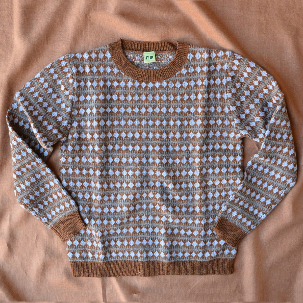 Jacquard Sweater - Lambswool - AW24 Amber (2-9y)