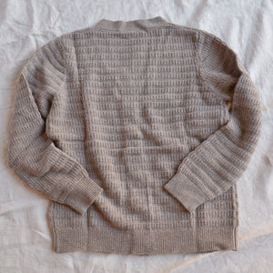 Women's Structure Cardigan - 100% Lambswool - Hazel Melange (Teens-Womens S)