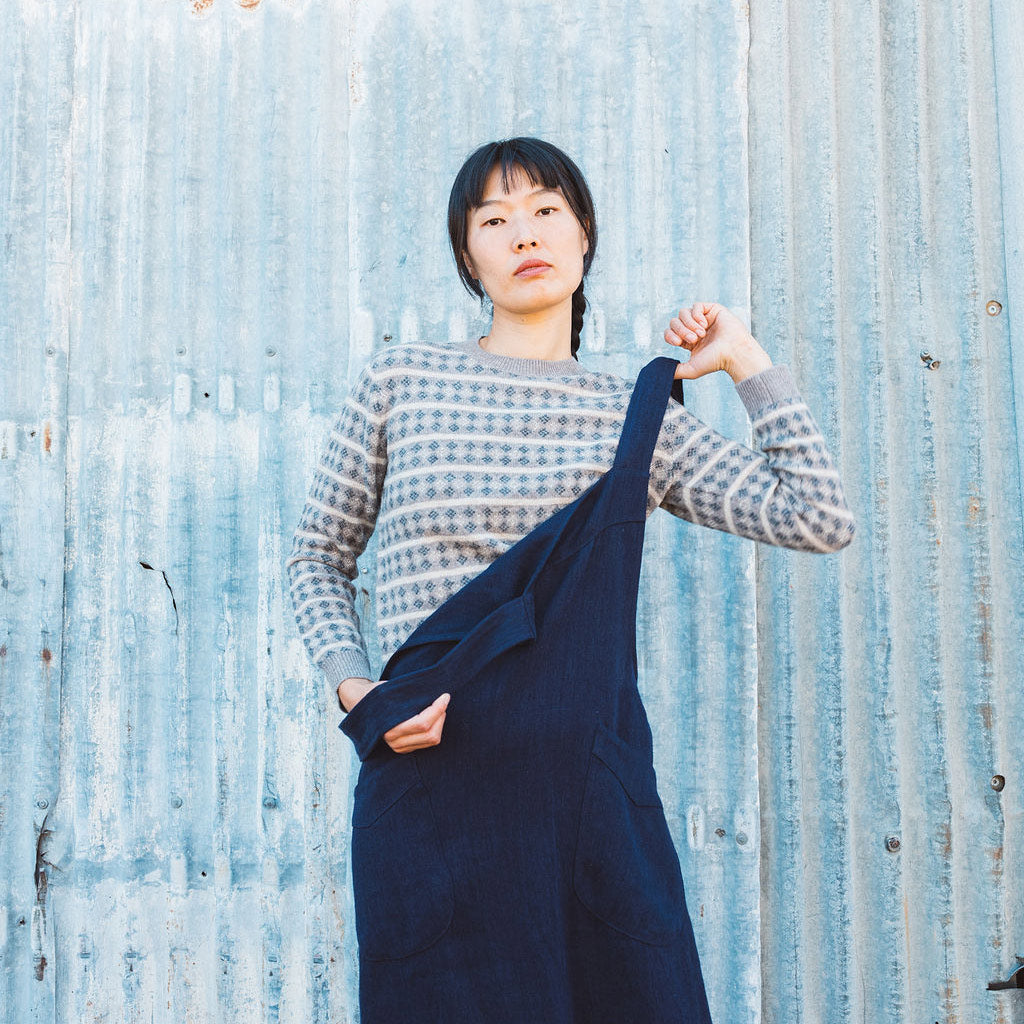 Jacquard Sweater - 100% Lambswool - Hazel Melange (2-12y+)