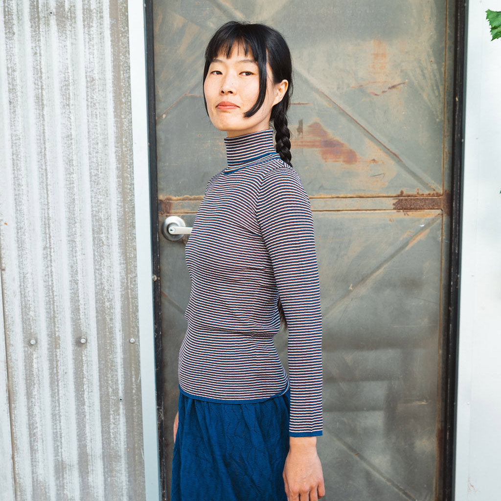 Child’s Rollneck Fine Rib Sweater - 100% Merino - Multi (2-12y+) *Returning 2026