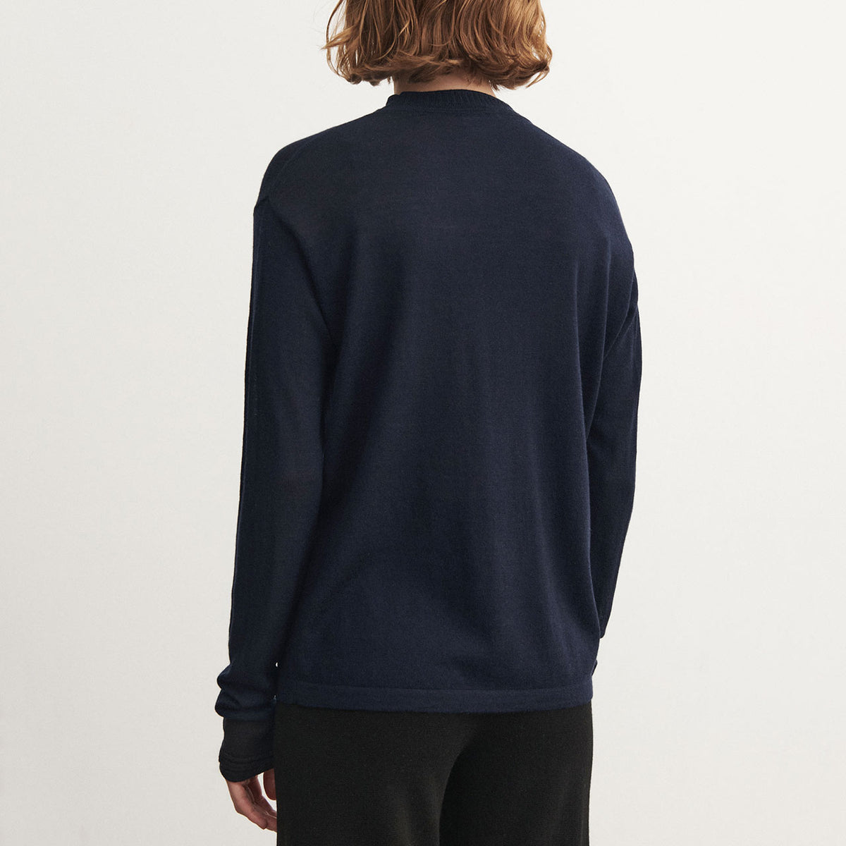 Women's Long Sleeve Top - 100% Merino - Dark Navy (S-L) *Arriving 2026