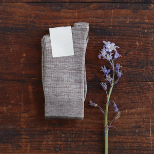 FUB Merino Wool Socks - Fine Melange Knit (Adults)