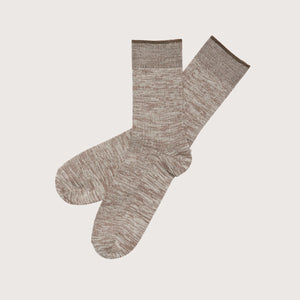 FUB Merino Wool Socks - Fine Melange Knit (Adults)