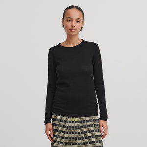 Women's Winter Blouse - 100% Merino - Black AW24 (XS-L) *Last ones