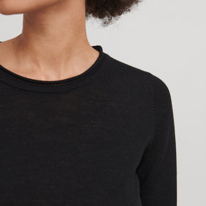 Women's Winter Blouse - 100% Merino - Black AW24 (XS-L) *Last ones