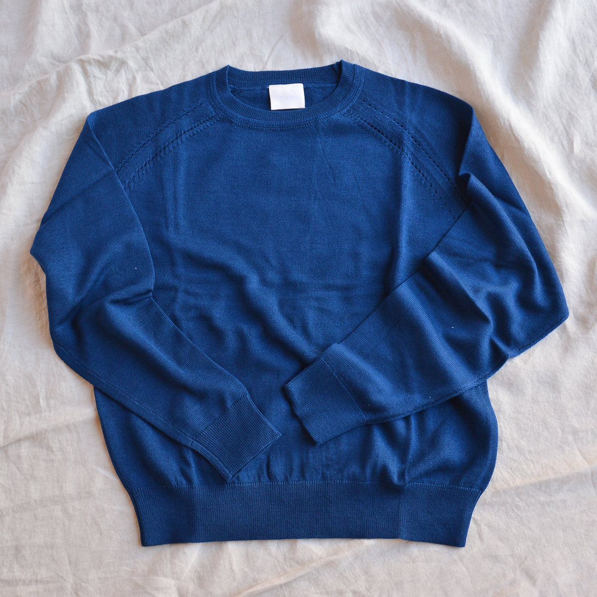Women's Light Sweater - 100% Merino - Pond Blue (S, M, L)