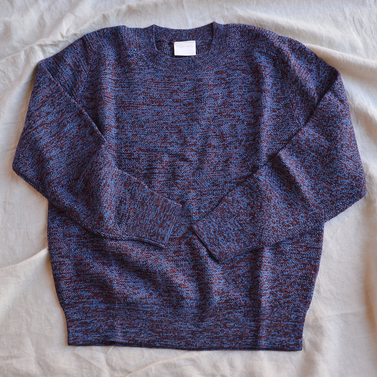 Women's Melange Sweater - 100% Merino - AW25 Deep Sky (S, M, L)