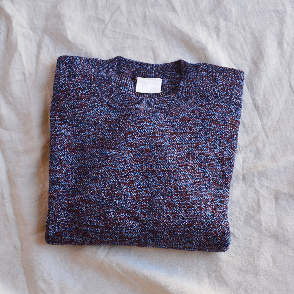 Women's Melange Sweater - 100% Merino - AW25 Deep Sky (S, M, L)