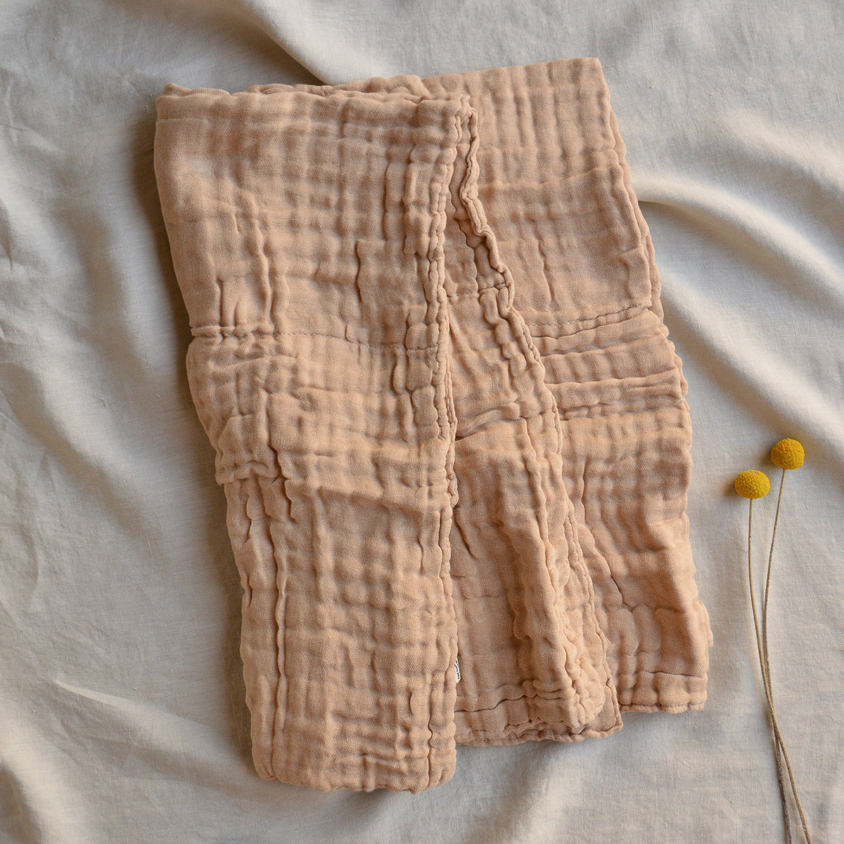 Muslin Wrap - Undyed Organic Cotton (100x100cm)