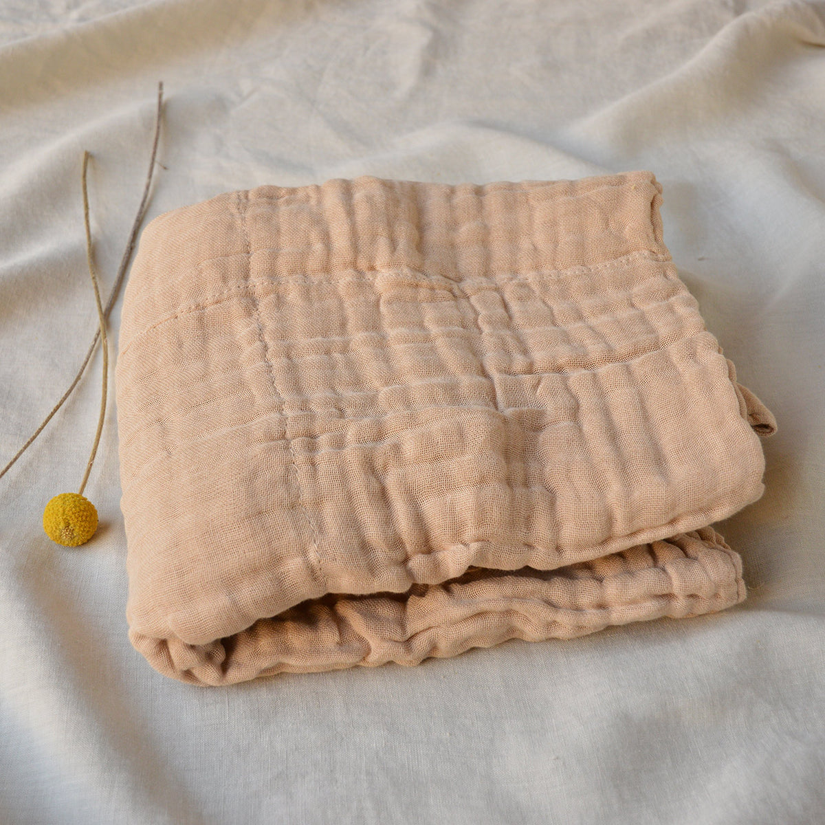 Muslin Wrap - Undyed Organic Cotton (100x100cm)