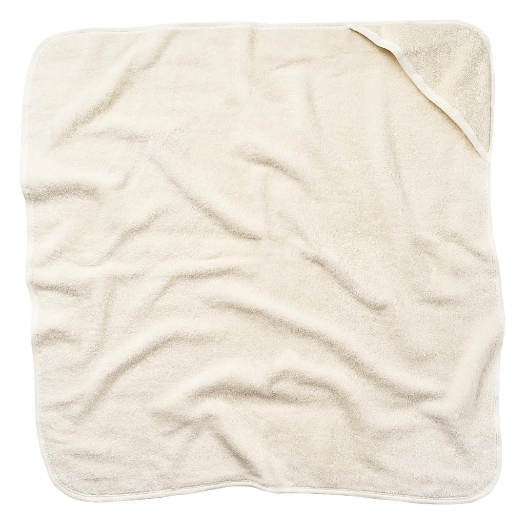 Organic Cotton Hooded Towel - Natural