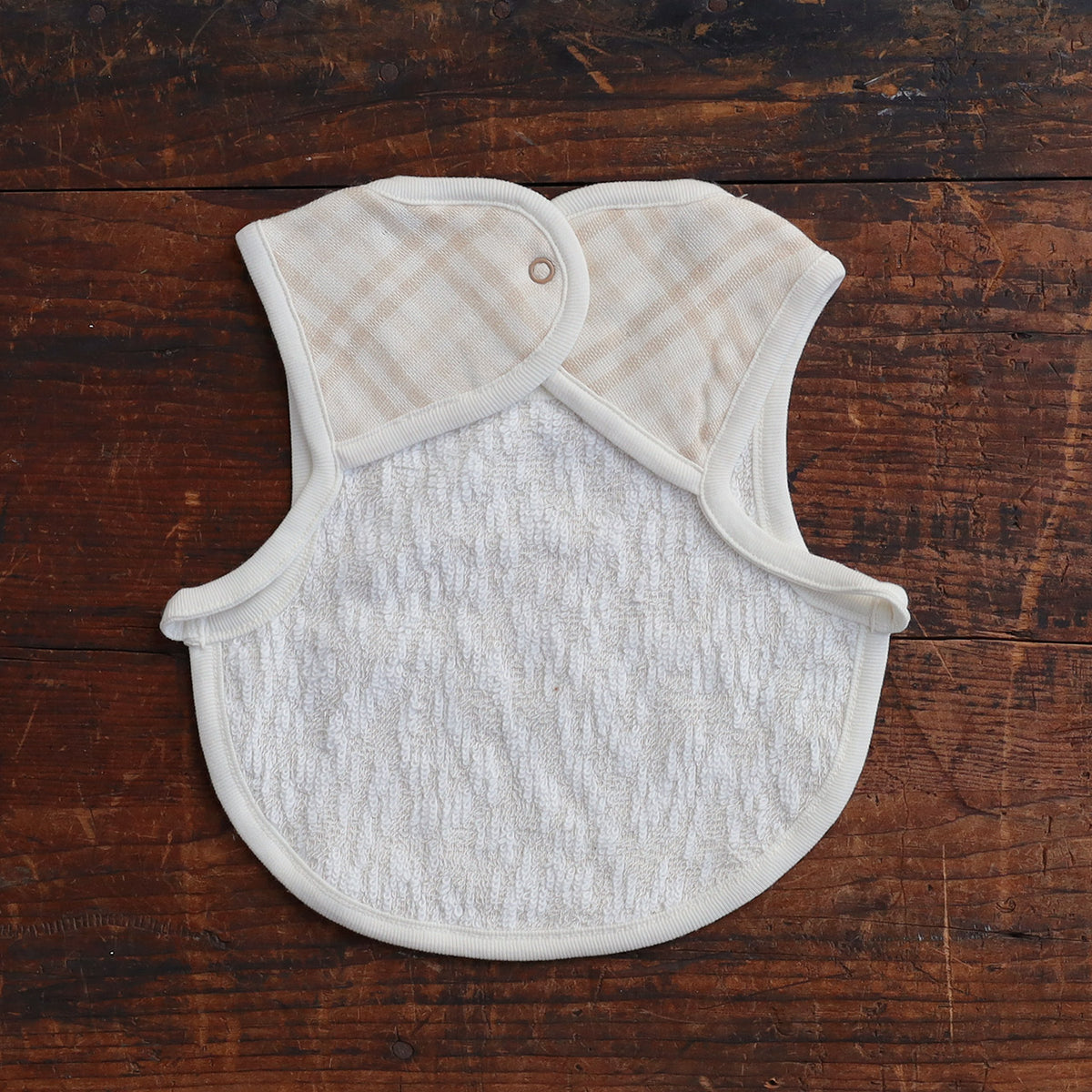 Baby Bibs - Undyed Organic Cotton (2 pack)
