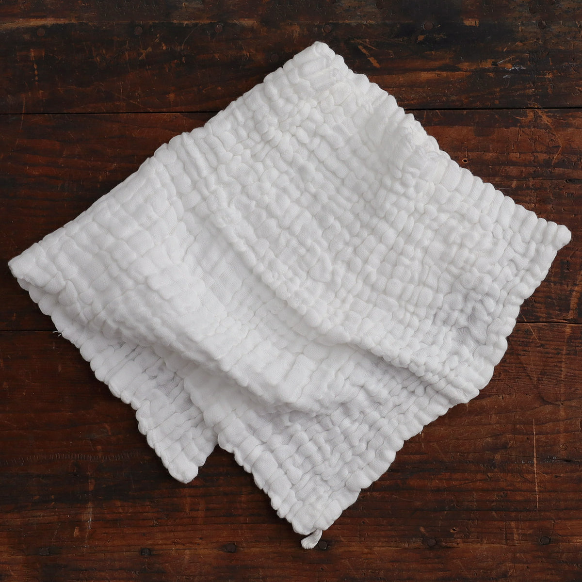 Muslin Burp/Wash Cloth - Undyed Organic Cotton (2 Pack)