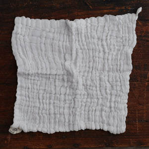Muslin Wipes/Wash Cloths - Undyed Organic Heirloom Cotton (5 Pack)